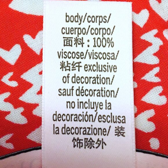 Victoria’s Secret Robe Red Heart Tie Front Short Kimono Sleeve Size One Size New - Picture 13 of 14